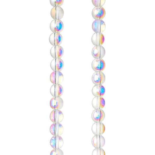 Crystal Glass Round Beads, 6mm by Bead Landing™